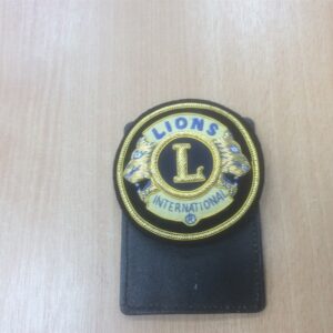 Deluxe Embroidered Magnetic Blazer Badge - Lion Logo