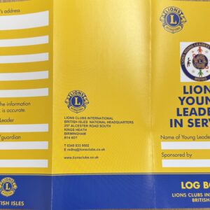 Young Leaders In Service - Log Books