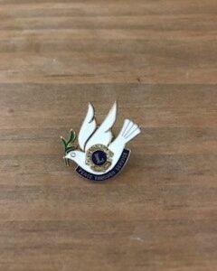 Peace Through Service Pin