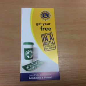 Message in a Bottle Trifold Leaflets - Packs of 100 -