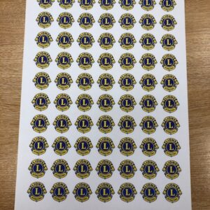 Round Logo Stickers